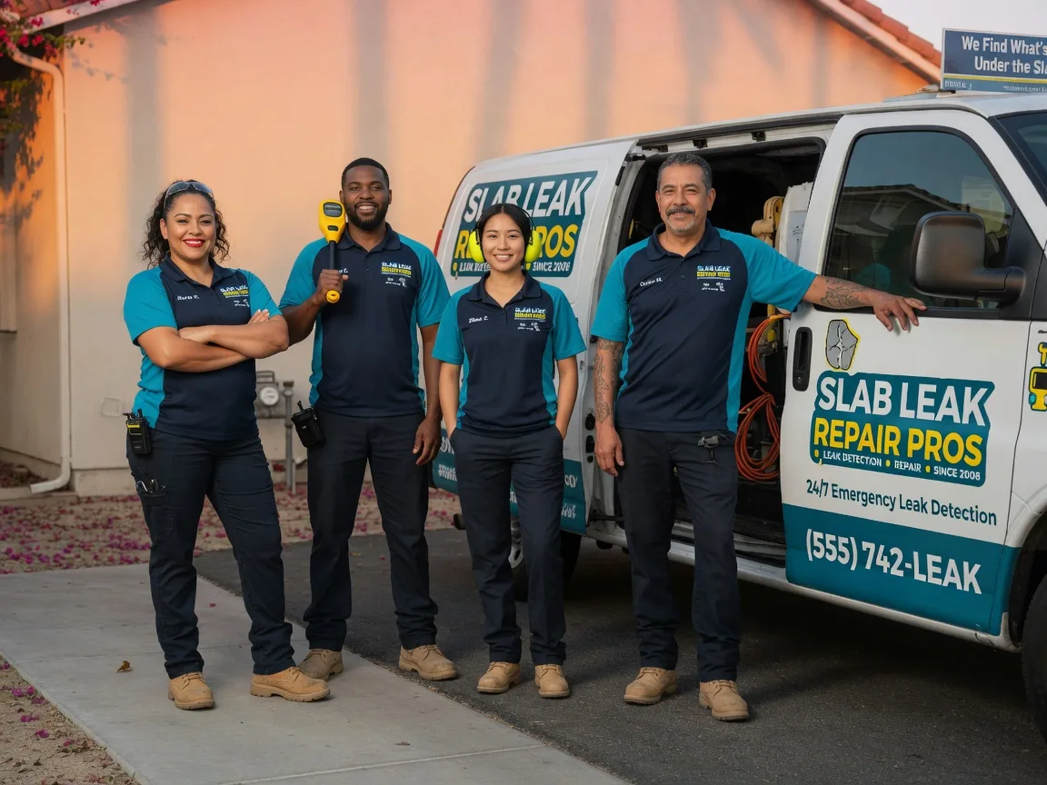 Slab Leak Repair company in Hamshire, TX